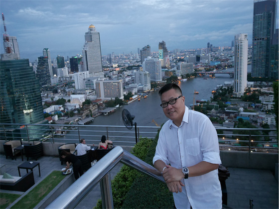 曼谷高高在上欣賞河景享受野餐THREE SIXTY outdoor lounge
