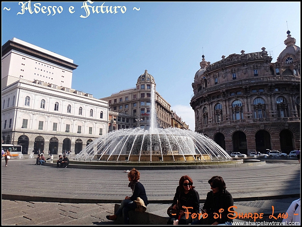 【義大利旅遊】Genova熱那亞: 景點費拉里廣場及公爵宮殿
