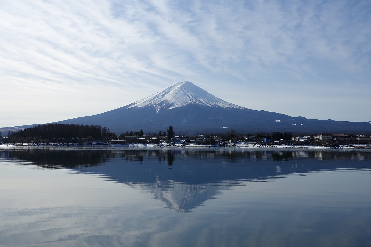 冬季河口湖（富士山）