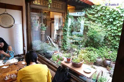 【有意思的韓屋老胡同】益善洞必去 #1 花園韓茶屋 院內