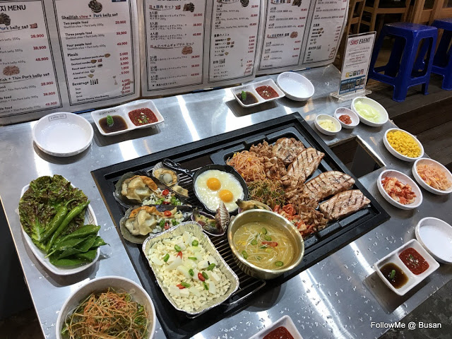 日韓玩一夏 | 釜山自由行 | 美味滿Fun~西面食街的燒烤海鮮五花肉