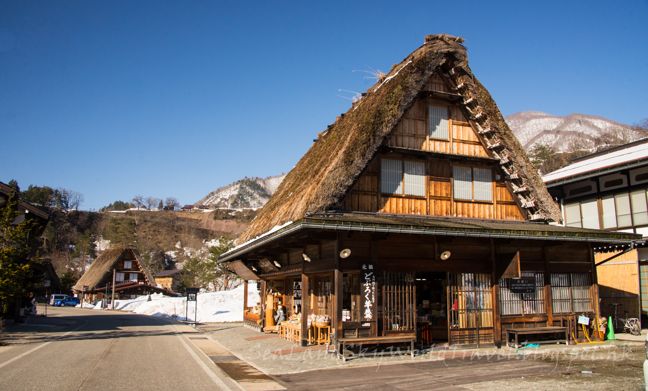 名古屋高山白川鄉櫻花飄雪自由行第3天: 白川鄉