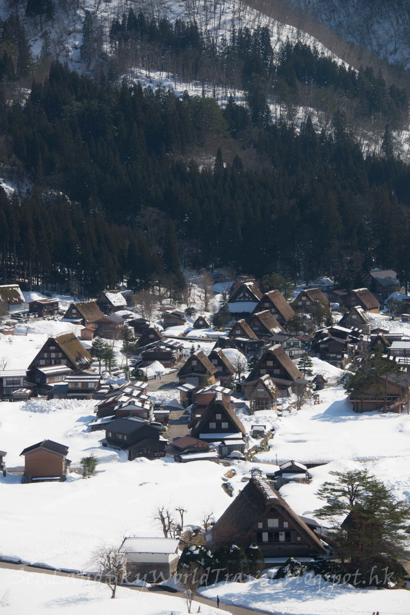 名古屋高山白川鄉櫻花飄雪自由行第3天: 白川鄉