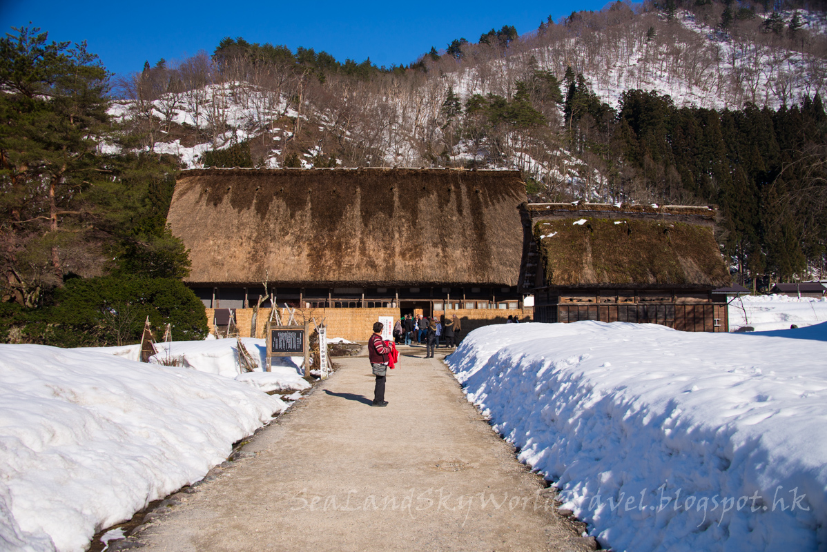 名古屋高山白川鄉櫻花飄雪自由行第3天: 白川鄉