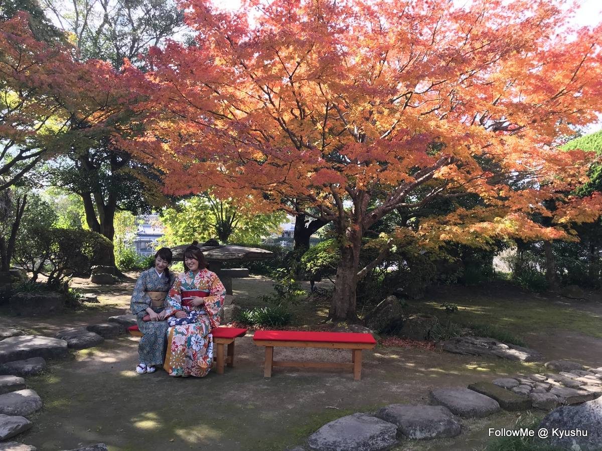 九州紅葉自駕遊~九州小京都杵築城