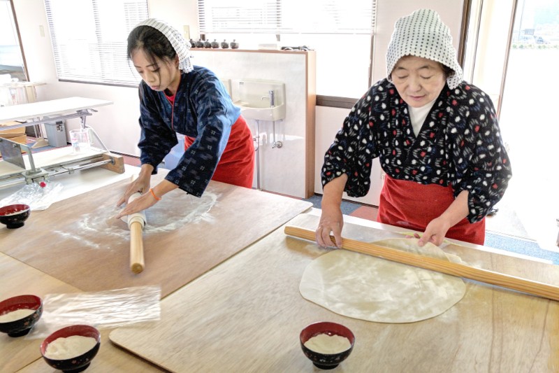 秋田縣大館市｜陽気な母さんの店體驗工房 ･ 手打蕎麥麵