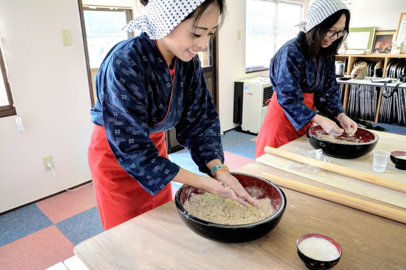 秋田縣大館市｜陽気な母さんの店體驗工房 ･ 手打蕎麥麵