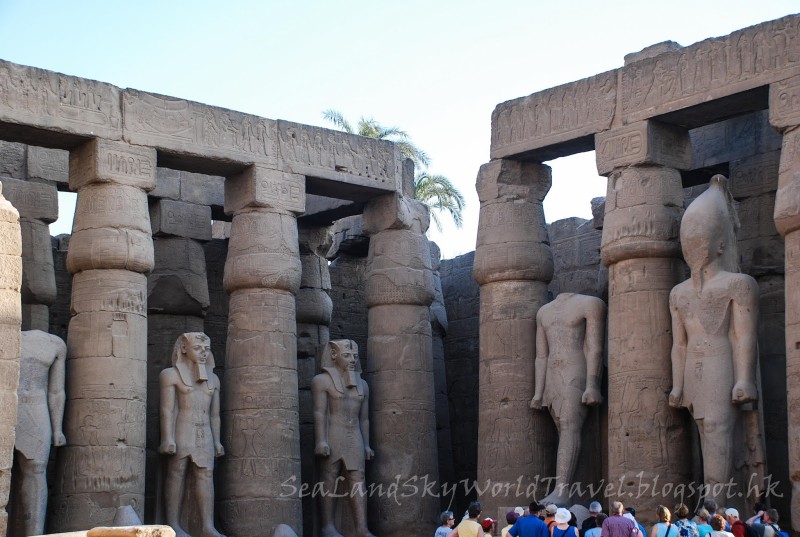 埃及古國探秘之旅第一天: 樂蜀古廟Luxor, 喀納克神廟Karnak
