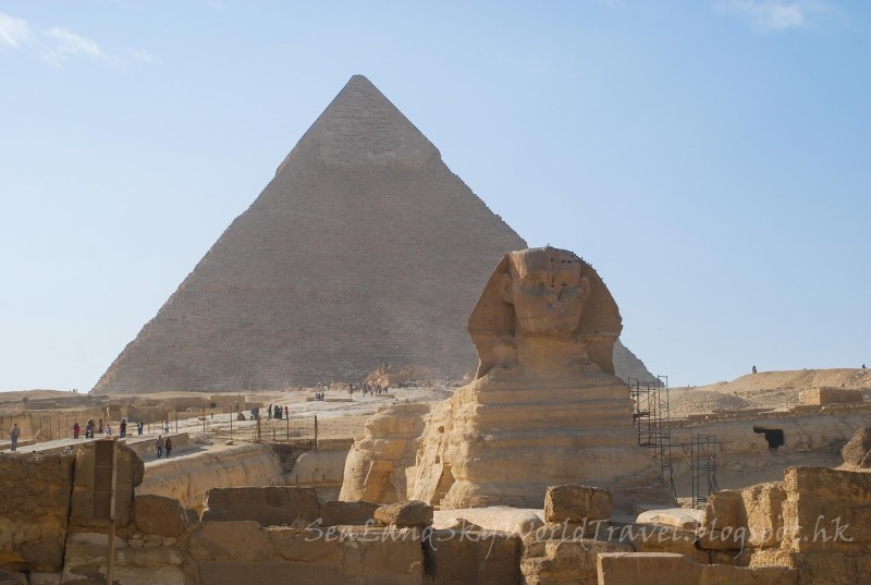 埃及古國探秘之旅第七八天: 開羅, 吉薩金字塔, 獅生人面像, Sakkara梯形金字塔