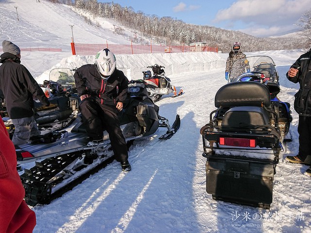 【北海道】名寄站出發乘雪上摩托車 登上1000米山上看雪怪