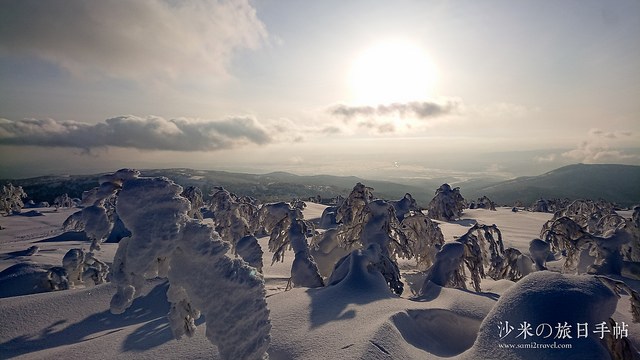 【北海道】名寄站出發乘雪上摩托車 登上1000米山上看雪怪