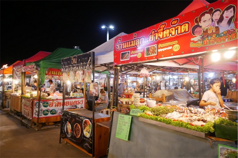 #BlogBlog趣遊泰國  #華馬夜市 ~ 曼谷人的夜市